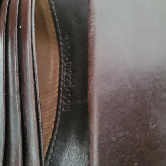 Fendi Zucca Wallet Canvas Leather Wallet Brown Purse Bifold Medium Horseshoe - Picture 5 of 11